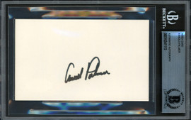 Arnold Palmer Autographed 3x5 Index Card Beckett BAS #16341115