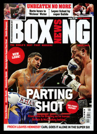 Amir Khan Autographed Boxing News Magazine Beckett BAS QR #BK08879
