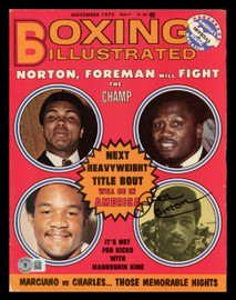 Ken Norton Autographed Boxing Illustrated Magazine Beckett BAS QR #BK08888