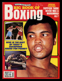 Roberto Duran Autographed Big Book of Boxing Magazine Beckett BAS QR #BK08739
