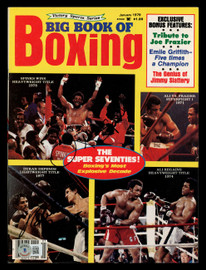 Roberto Duran & Leon Spinks Autographed Big Book of Boxing Magazine Beckett BAS QR #BK08740