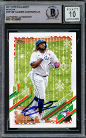 Vladimir Guerrero Jr. Autographed 2021 Topps 1952 Redux Card