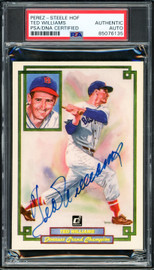 Ted Williams Autographed 1984 Donruss Champions Card #14 Boston Red Sox PSA/DNA #85076135