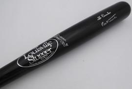 Leo Durocher Autographed Louisville Slugger Model Bat Brooklyn Dodgers Beckett BAS QR #BM00478