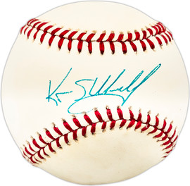 Kurt Stillwell Autographed Official AL Baseball Cincinnati Reds, Kansas City Royals SKU #225537