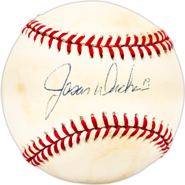 Jason Dickson Autographed Official AL Baseball California Angels SKU #225695