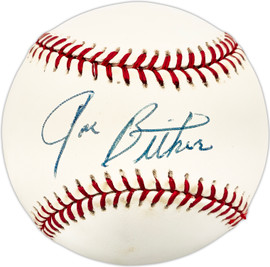 Joe Bitker Autographed Official AL Baseball Texas Rangers SKU #225447