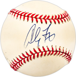 Andy Fox Autographed Official NL Baseball New York Yankees, Arizona Diamondbacks SKU #225522