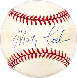 Marty Cordova Autographed Official AL Baseball Minnesota Twins SKU #225592