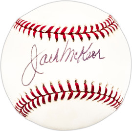 Jack McKeon Autographed Official MLB Baseball Miami Marlins SKU #225804