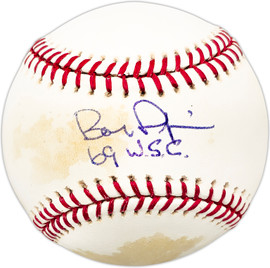 Bob Bobby Pfeil Autographed Official MLB Baseball New York Mets "69 WSC" SKU #225470