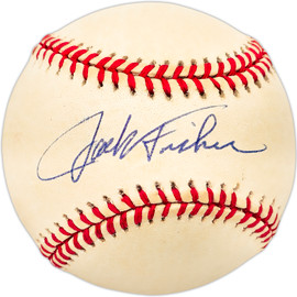 Jack Fisher Autographed Official AL Baseball Cincinnati Reds, New York Mets SKU #225558