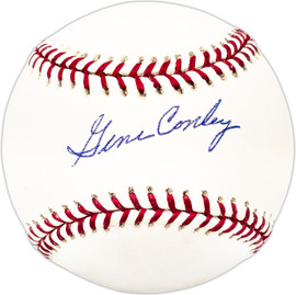 Gene Conley Autographed Official MLB Baseball Boston Red Sox SKU #225676