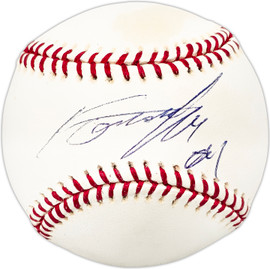 Kosuke Fukudome Autographed Official MLB Baseball Chicago Cubs Beckett BAS QR #BL93580