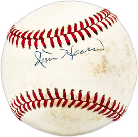 Jim Hearn Autographed Official NL Baseball St. Louis Cardinals, San Francisco Giants Beckett BAS QR #BL93638