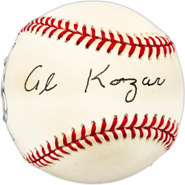 Al Kozar Autographed Official AL Baseball White Sox, Senators Beckett BAS QR #BL93597