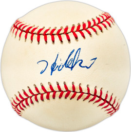 Hideki Irabu Autographed Official AL Baseball New York Yankees Beckett BAS QR #BL93577