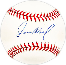 Jason Wood Autographed Official MLB Baseball Oakland A's SKU #225996