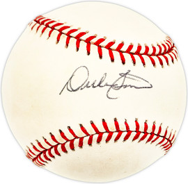 Duke Sims Autographed Official AL Baseball Cleveland Indians SKU #226094