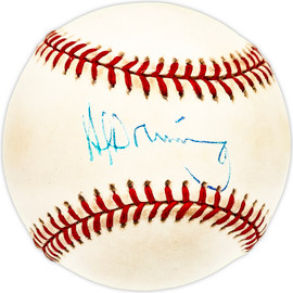 Al Downing Autographed Official NL Baseball New York Yankees, Los Angeles Dodgers SKU #226216