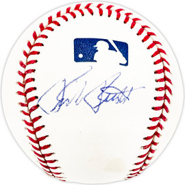 Rich Rusteck Autographed Official MLB Baseball New York Mets SKU #225930