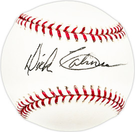 Dick Calmus Autographed Official MLB Baseball Los Angeles Dodgers, Chicago Cubs SKU #226093