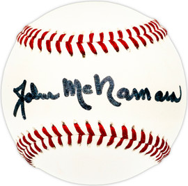 John McNamara Autographed Official Wilson Baseball Boston Red Sox, Los Angeles Angels SKU #226262