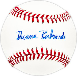 Duane Richards Autographed Official MLB Baseball Cincinnati Reds SKU #226176