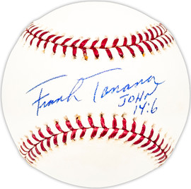 Frank Tanana Autographed Official MLB Baseball Detroit Tigers, Los Angeles Angels Beckett BAS QR #BM25290