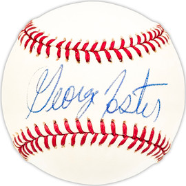 George Foster Autographed Official NL Baseball Cincinnati Reds Beckett BAS QR #BM25013