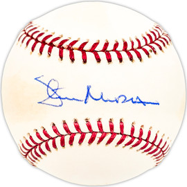 Steve Mura Autographed Official MLB Baseball San Diego Padres Beckett BAS QR #BM25108