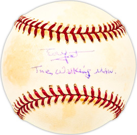 Ed Yost Autographed Official MLB Baseball New York Mets "The Walking Man" Beckett BAS QR #BM25156