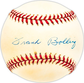 Frank Bolling Autographed Official AL Baseball Detroit Tigers, Atlanta Braves Beckett BAS QR #BM25230