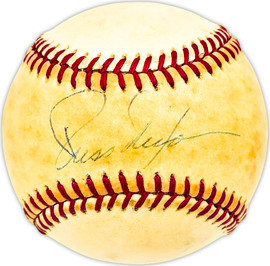 Russ Nixon Autographed Official NL Baseball Boston Red Sox, Cleveland Indians Beckett BAS QR #BM25276