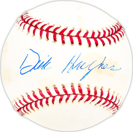 Dick Hughes Autographed Official MLB Baseball St. Louis Cardinals Beckett BAS QR #BM25684