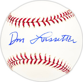 Don Lassetter Autographed Official MLB Baseball St. Louis Cardinals Beckett BAS QR #BM25033