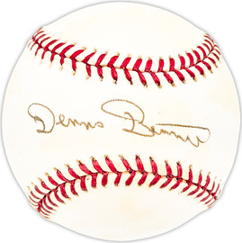 Dennis Bennett Autographed Official AL Baseball Philadelphia Phillies, Boston Red Sox Beckett BAS QR #BM25337