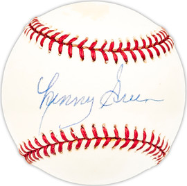 Lenny Green Autographed Official AL Baseball Baltimore Orioles, Boston Red Sox Beckett BAS QR #BM25443