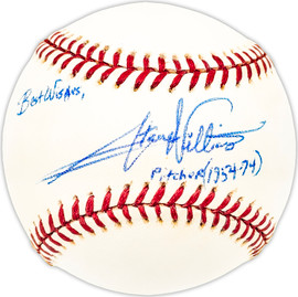 Stan Williams Autographed Official NL Baseball Los Angeles Dodgers "Pitcher 1954-74" Beckett BAS QR #BM25184