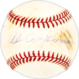 Al Campanis Autographed Official NL Baseball Brooklyn Dodgers Beckett BAS QR #BM25334