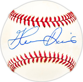 Glenn Davis Autographed Official NL Baseball Houston Astros Beckett BAS QR #BM25002