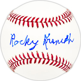 Rocky Krsnich Autographed Official MLB Baseball Chicago White Sox Beckett BAS QR #BM25029