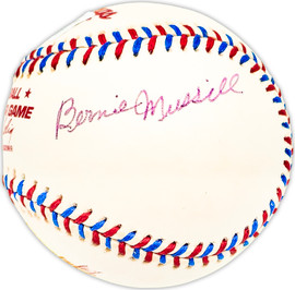 Barney Bernie Mussill Autographed Official 1997 All Star Game Logo Baseball Philadelphia Phillies Beckett BAS QR #BM25087