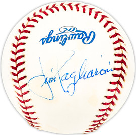 Jim Pagliaroni Autographed Official MLB Baseball Pittsburgh Pirates, Boston Red Sox Beckett BAS QR #BM25407