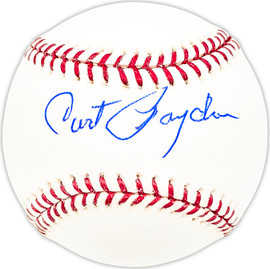 Curt Raydon Autographed Official MLB Baseball Pittsburgh Pirates Beckett BAS QR #BM25417