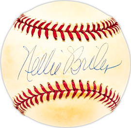 Nelson Nellie Briles Autographed Official NL Baseball St. Louis Cardinals, Pittsburgh Pirates Beckett BAS QR #BM25645