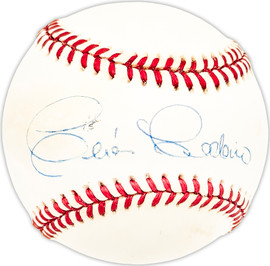 Cesar Cedeno Autographed Official NL Baseball Houston Astros, Cincinnati Reds Beckett BAS QR #BM25674