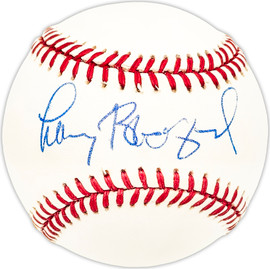 Larry Bradford Autographed Official NL Baseball Atlanta Braves Beckett BAS QR #BM25825