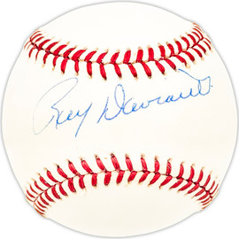 Ray Daviault Autographed Official NL Baseball New York Mets Beckett BAS QR #BM25805