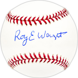 Roy Wright Autographed Official MLB Baseball New York Giants Beckett BAS QR #BM25155